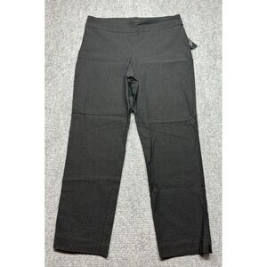 Counterparts Pants Womens 14 Moonstone Black Stretch Ankle Tummy Control New